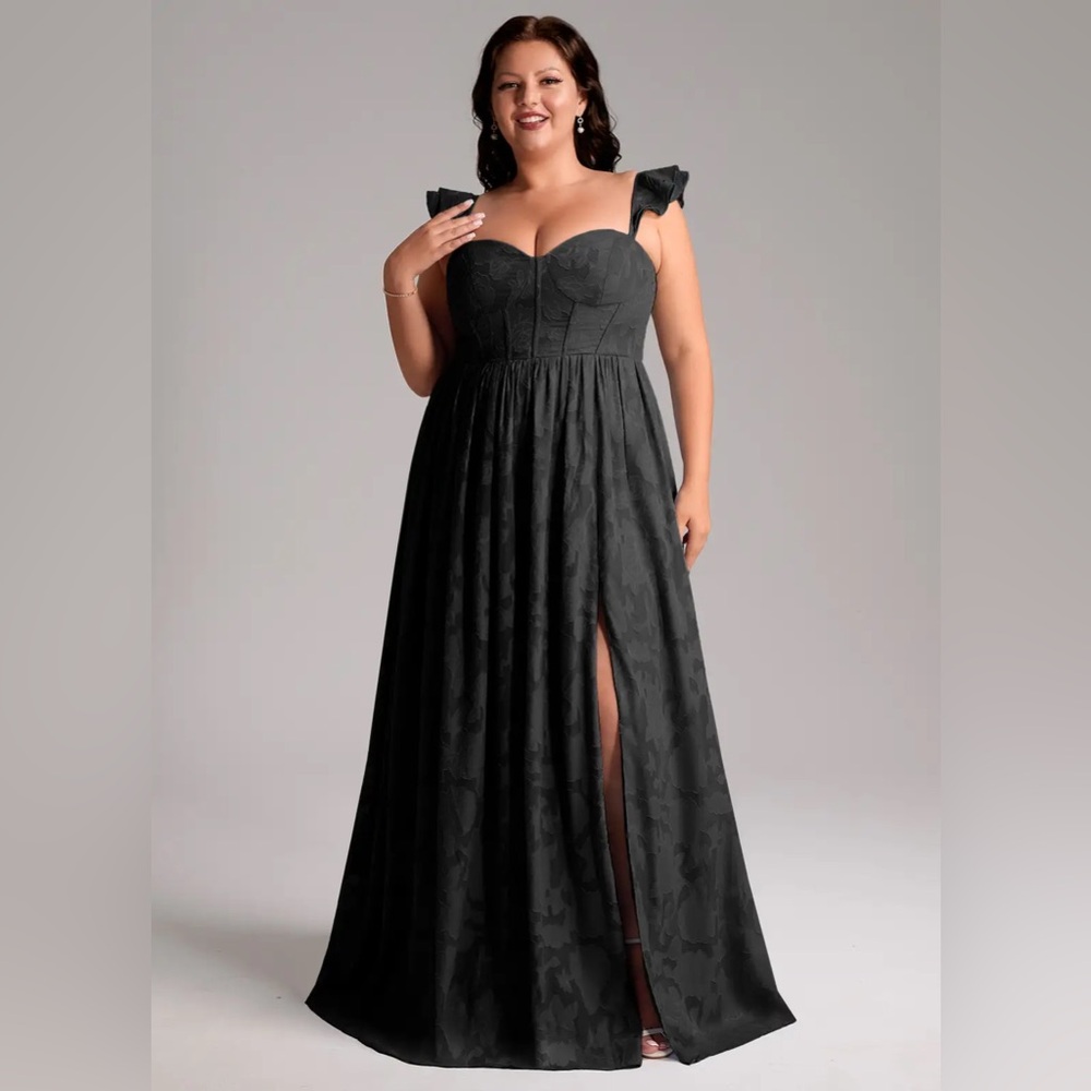 Black Wedding Guest Dress - Azazie Denisse